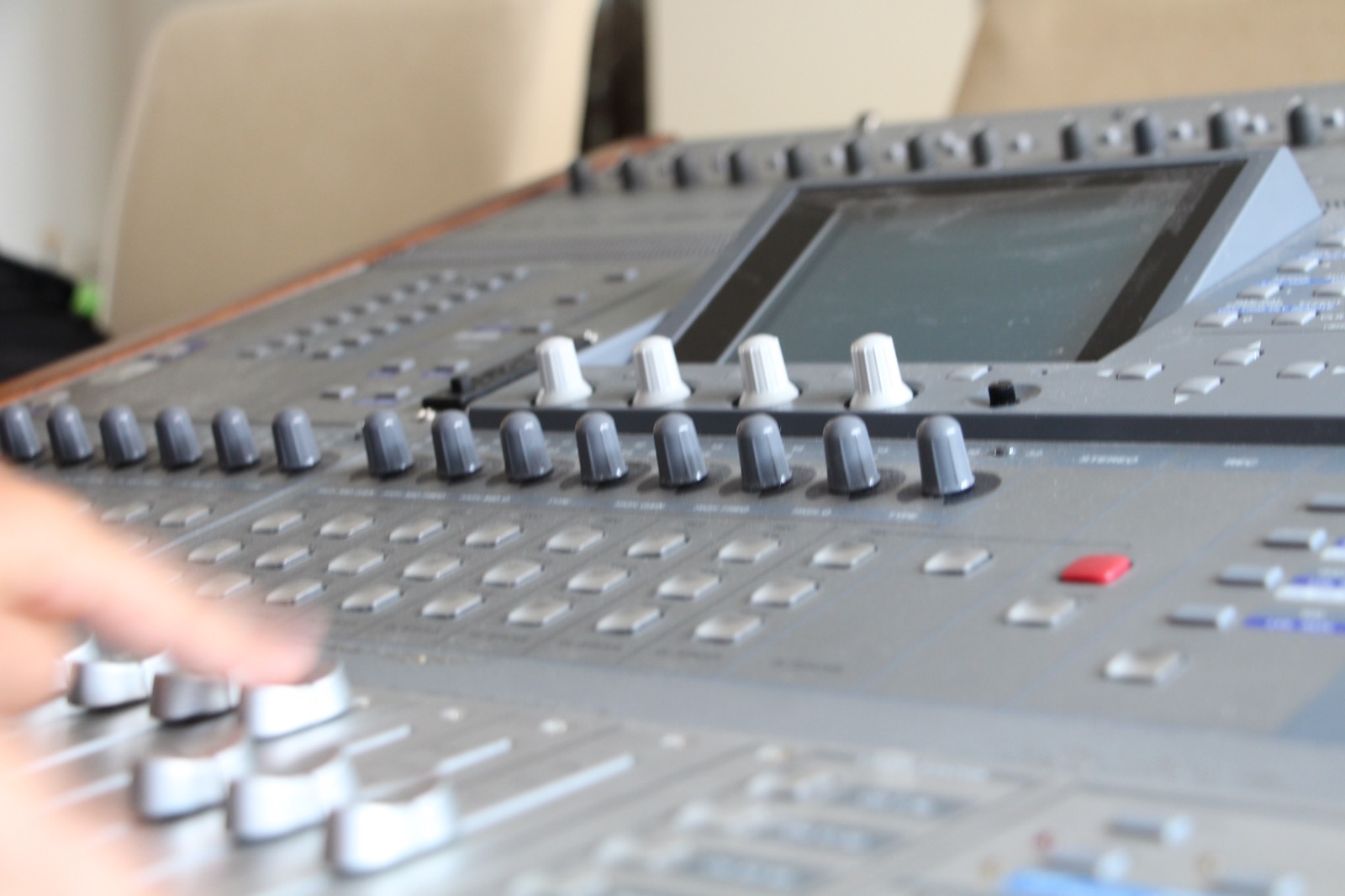 Mischpult im Studio